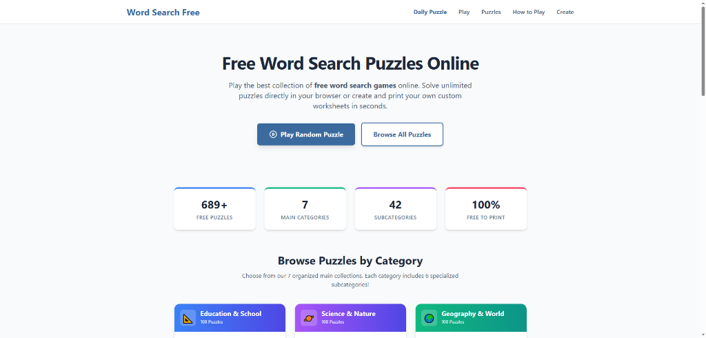 Word Search Free